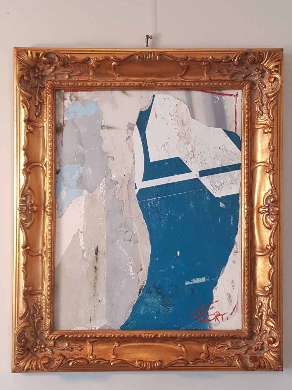 42×32 Décollage su tavola