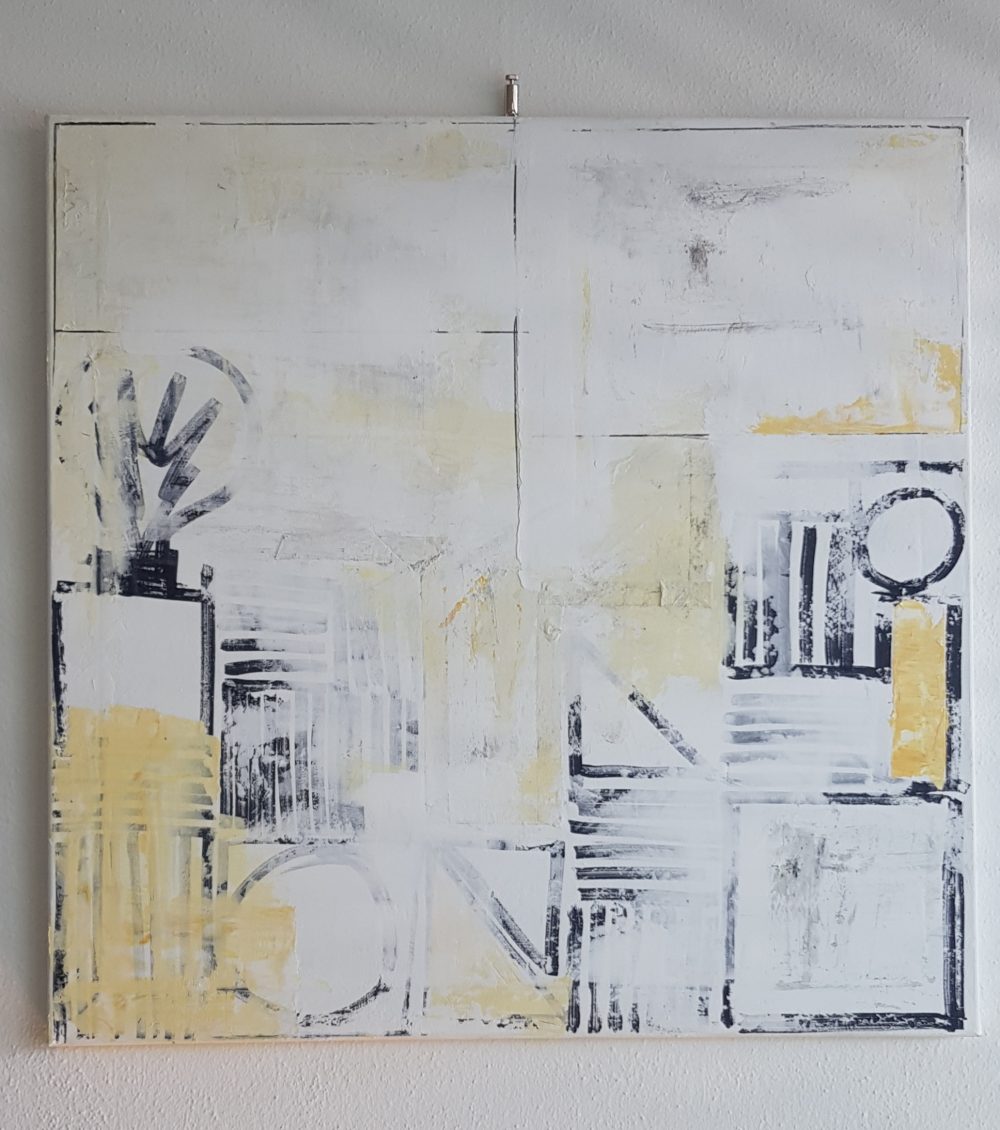 70X70 Tecnica mista su tela n°4