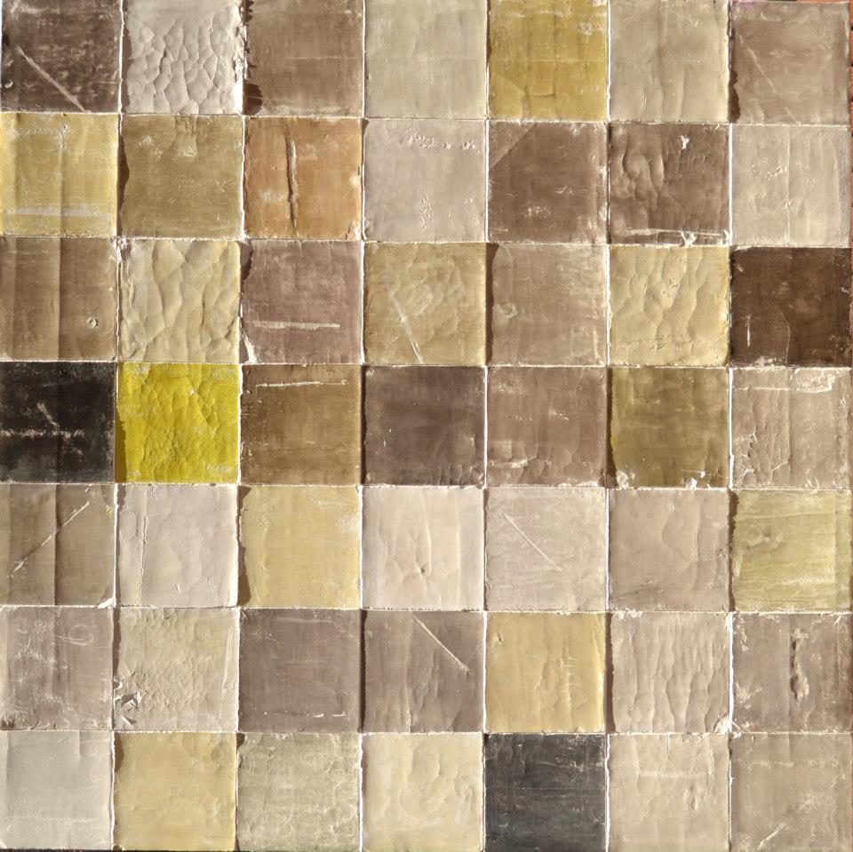 70×70 stucco su tela