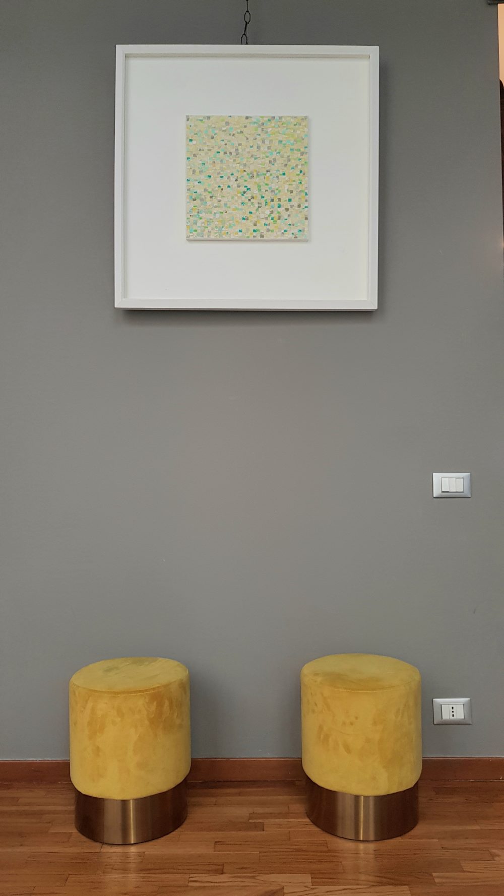 40×40 Stucco su tela